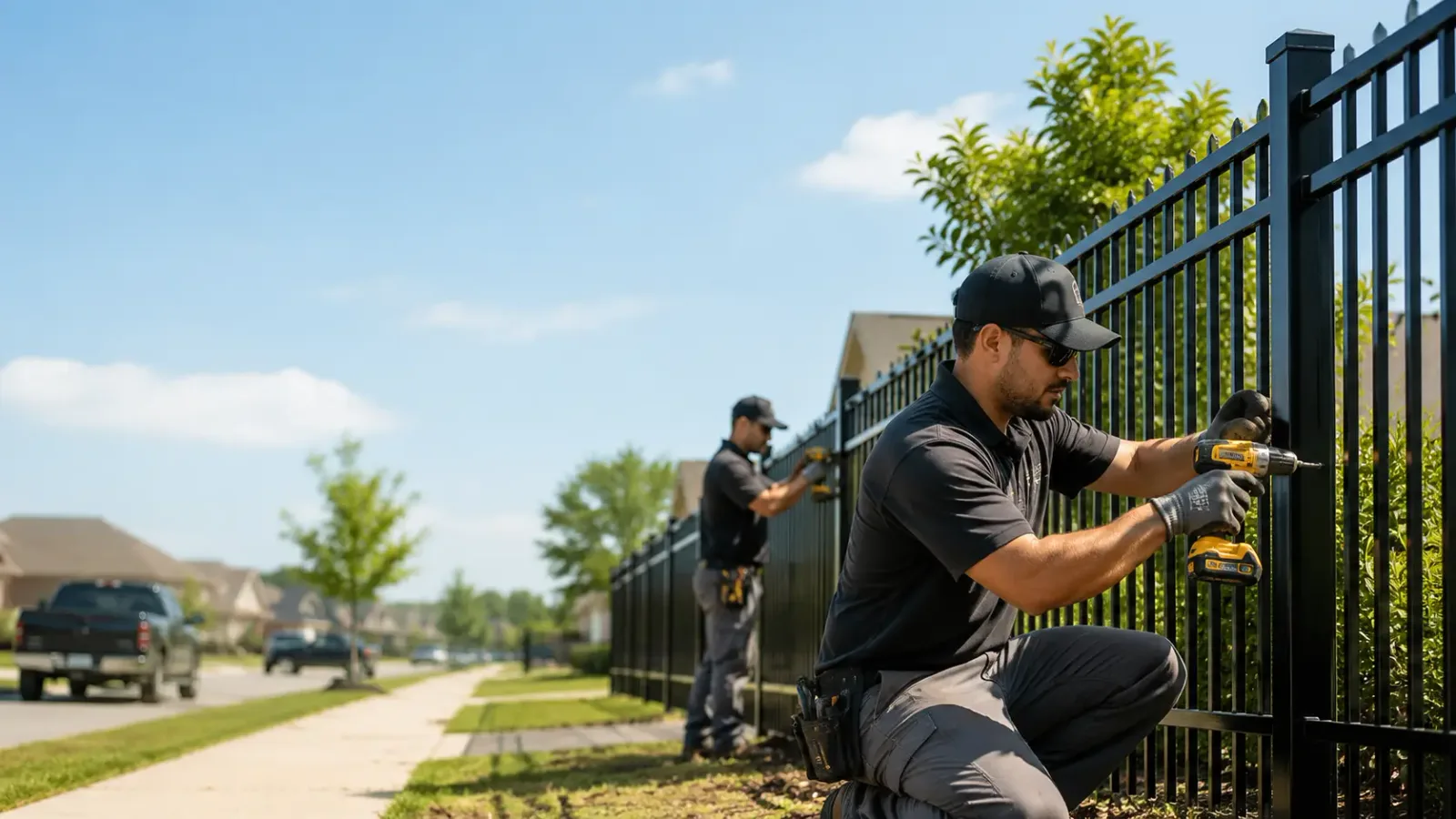 Metal Fence Installation in Raymond, IL